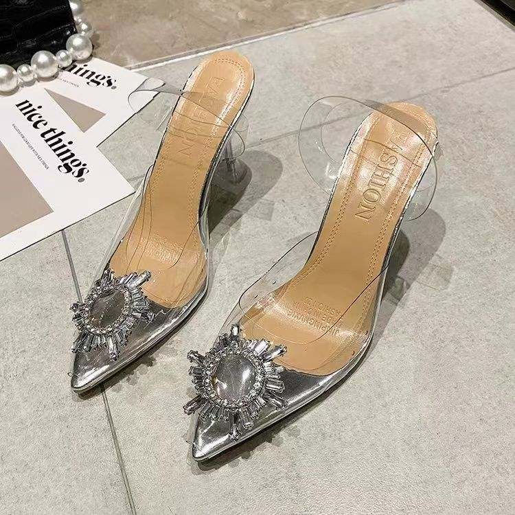 Free Box Sepatu Hak Wanita NS306 Sepatu Jakarta Heels Wanita Import  Termurah