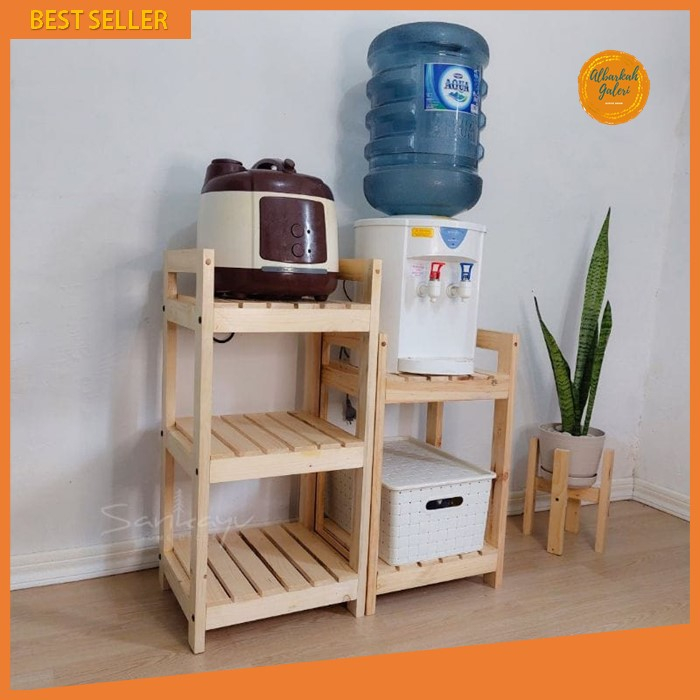 Rak Multifungsi Dispenser dan Rice Cooker