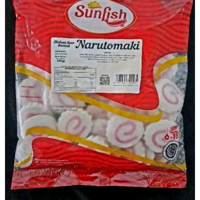 

Sunfish Narutomaki 500 gr