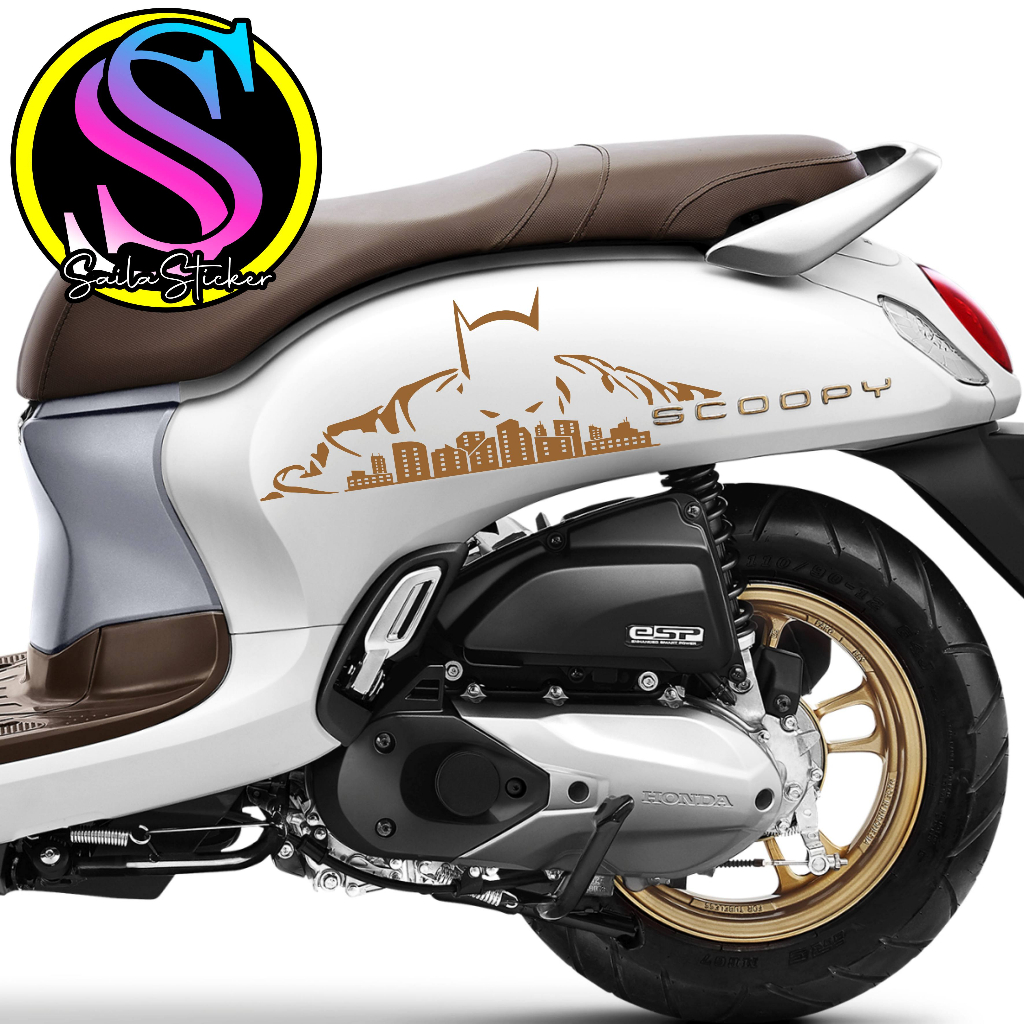 197/STICKER CUTTING/STICKER MOTOR/STICKER SCOOPY/STICKER KOTA BATMAN KEREN/STICKER LOGO/STRIPING MOT