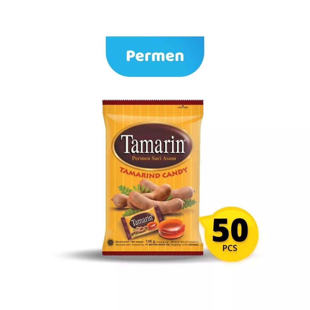 

Tamarin Candy | Isi 50 Butir @ 2.7 Gr