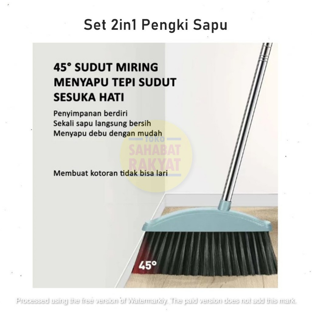 RML931X Set 2in1 Dustpan Pengki Sapu Besar