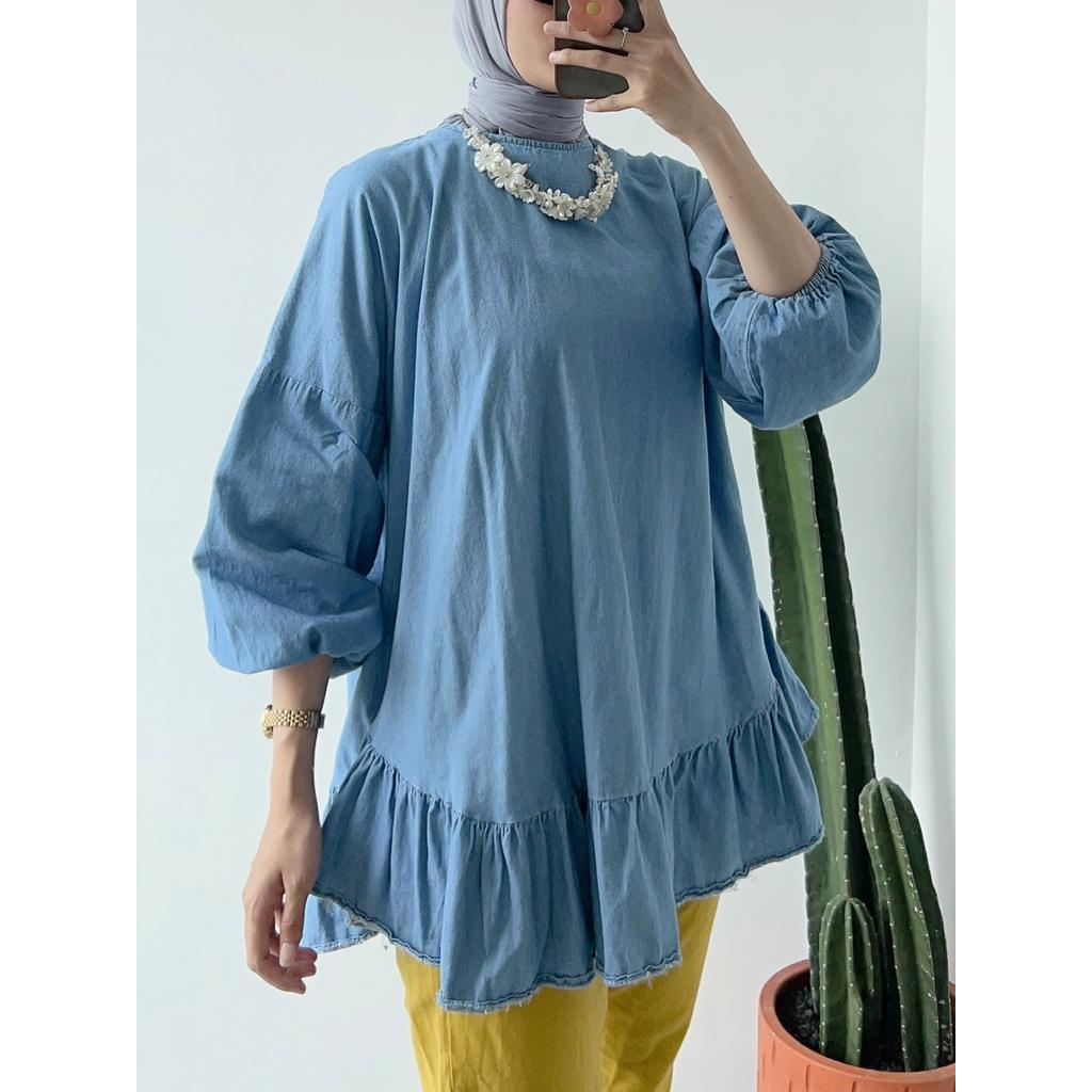 Blouse Denim Nobu Oversize - 2301.01.027