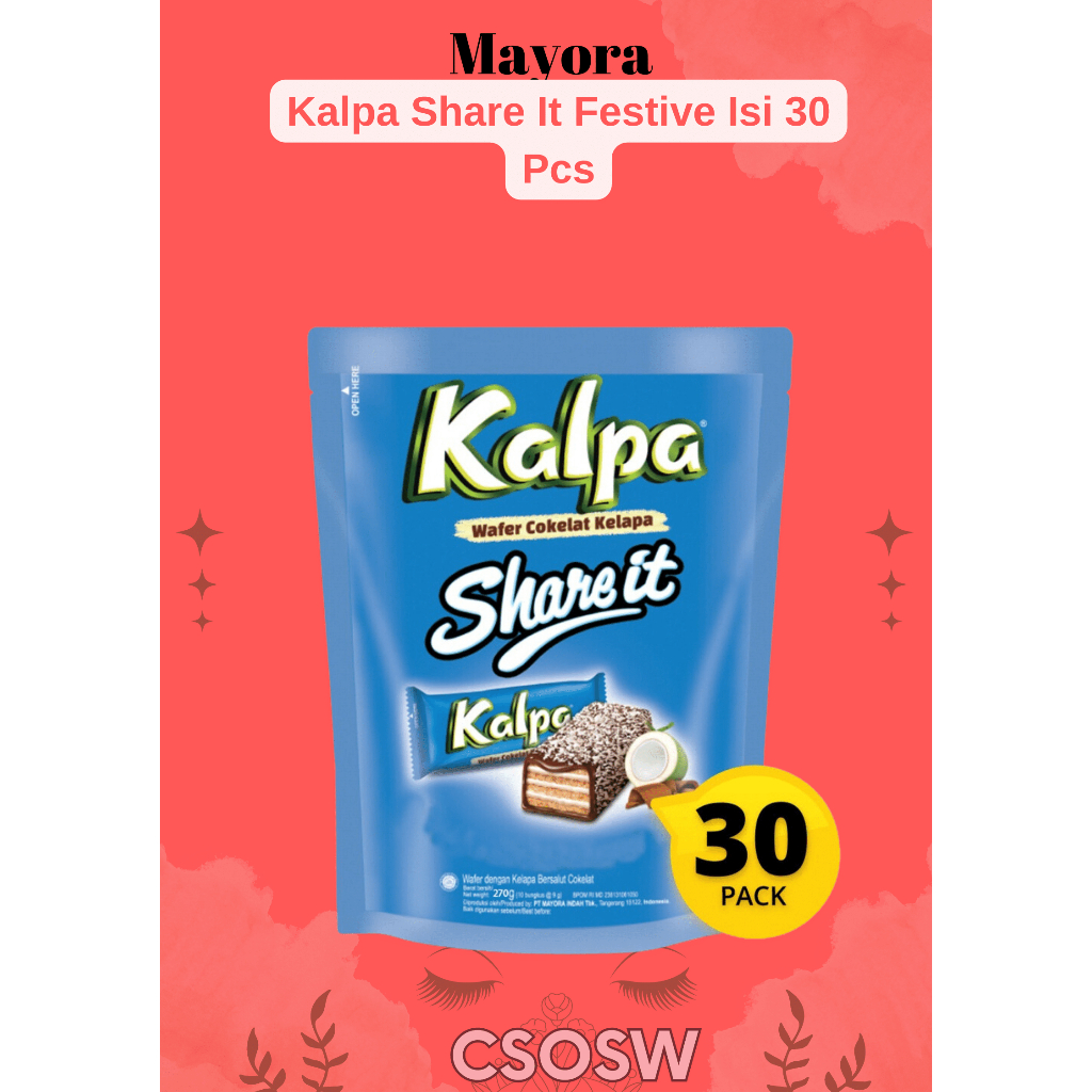 

Kalpa Share It Festive Isi 30 Pcs