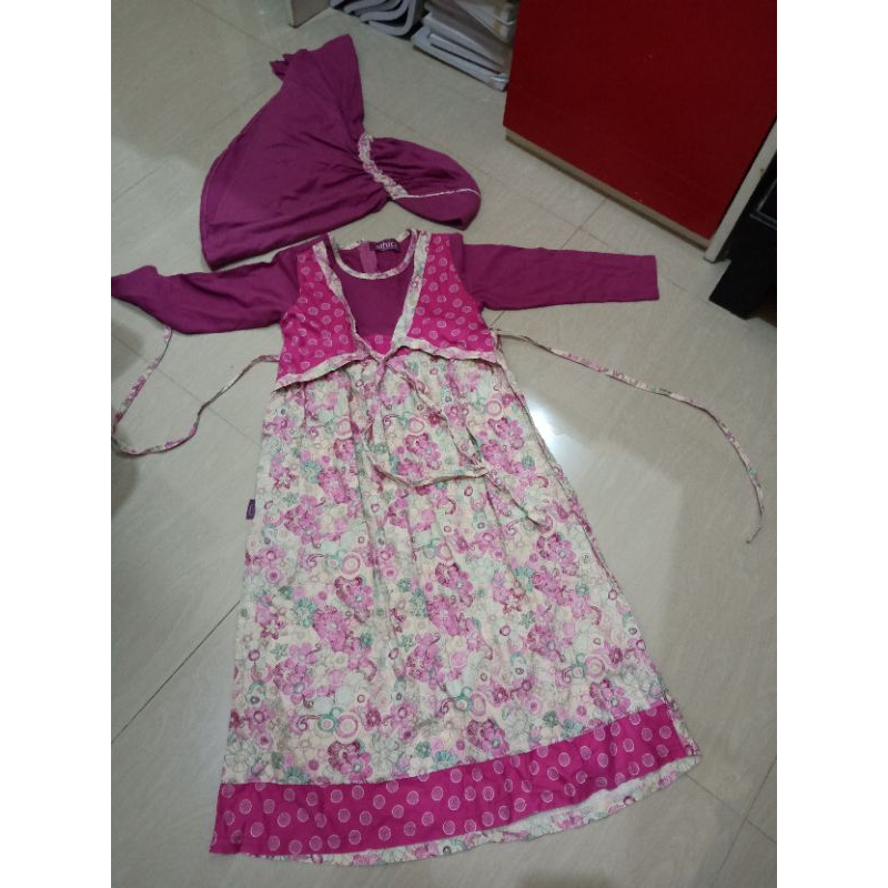 (bekas) gamis anak bekas pakai ethica 4-7tahun