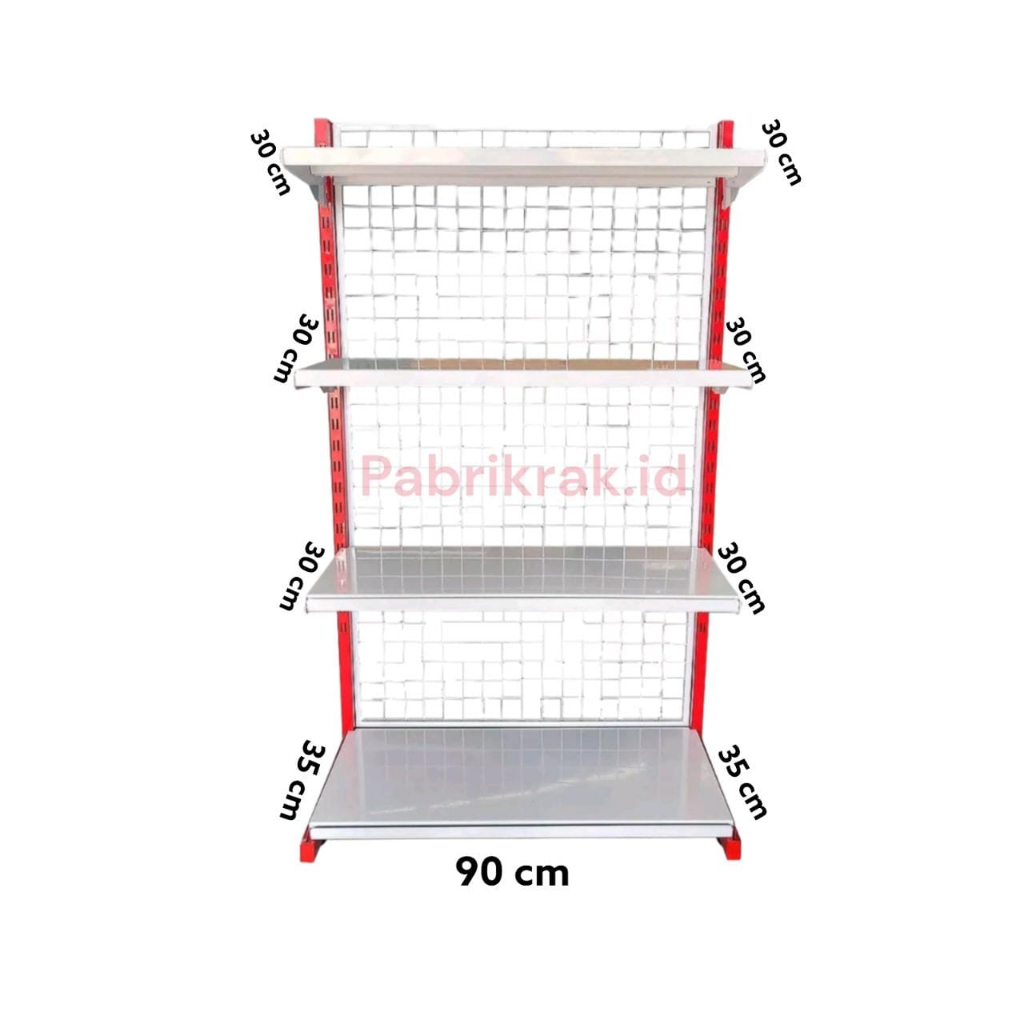 RAK GONDOLA / RAK MINIMARKET  TERMURAH / RAK GONDOLA MINI / RAK  SINGLE 35/30