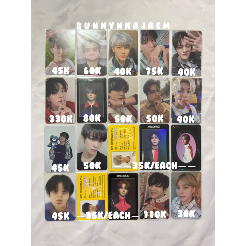 pc photocard nct dream 127 2020 wayv jaemin hello agent rollin jeno hello ar hs crazy chilling cafe 