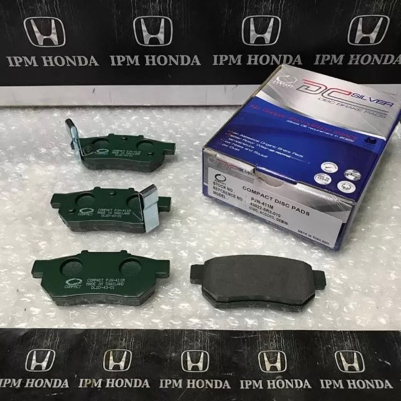 43022 SR3 Brake Pad Kampas Rem Belakang Honda Civic Genio Ferio City Type Z Jazz GD3 City GD8 VTEC RS GE8 GM2