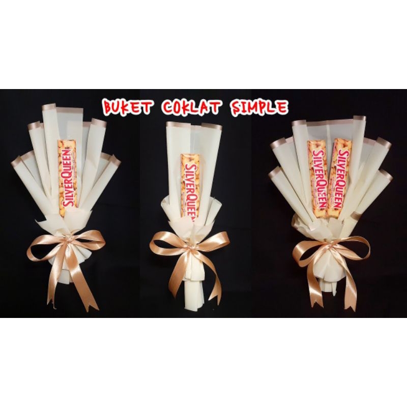 

buket coklat Silverqueen murah meriah