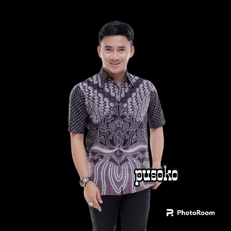 batik pria kemeja batik pria lengan pendek size m l xl xxl terlaris