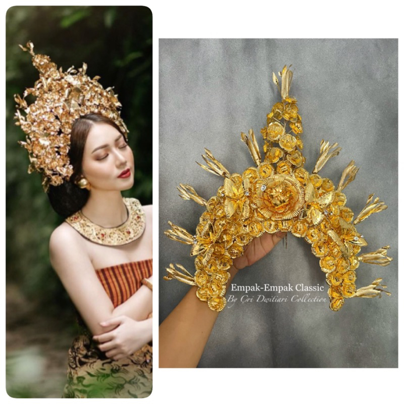 Empak-empak Sandat Kupu-kupu Payas Bali Klasik Modern Modifikasi Bali/ Aksesoris Rias Pengantin Bali