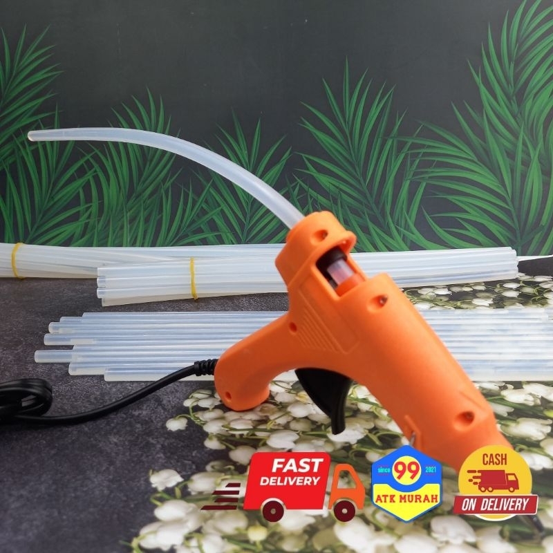 12 Pcs Lem Bakar Kecil 7mm/Lem Bakar Kecil Panjang /Lem Tembak