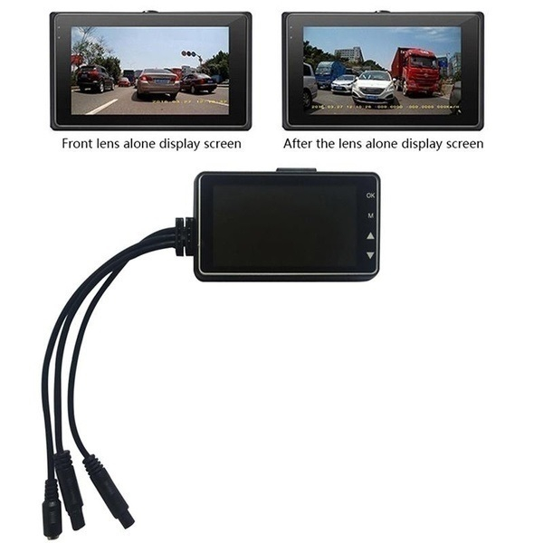 Motorcycle Action Sport Camera HD Recording with 3-inch LCD Display
