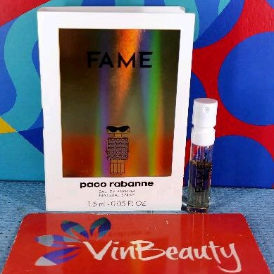 Vial Parfum OriginaL Paco Rabanne Fame EDP 1.5 ml For Women Murah