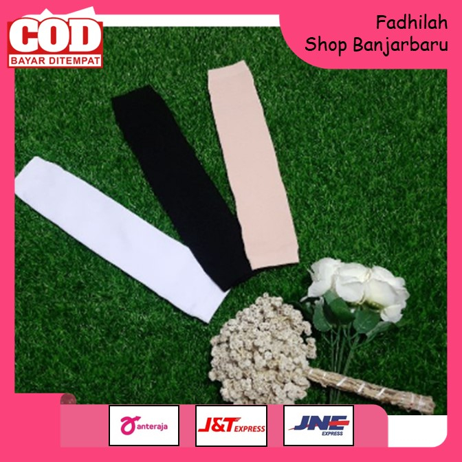 MANSET TANGAN CEWEK COWOK HANDSOCK PELINDUNG TANGAN MANSET NYLON ALL SIZE 1 PASANG MURAH BISA COD | FADHILAH SHOP BJB