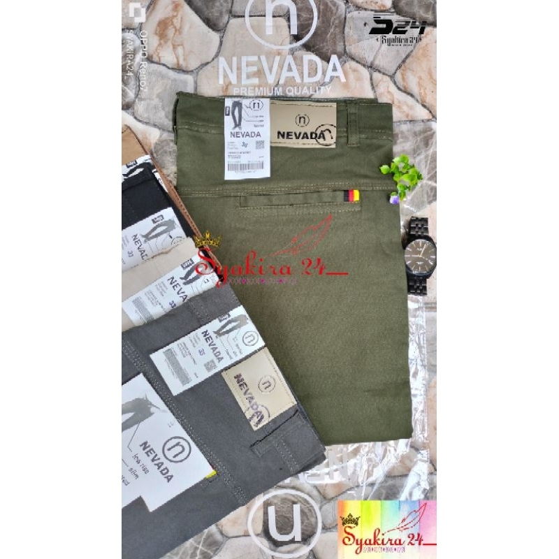 LIMITED EDITION ARMY CELANA PANJANG CHINO SLIMFIT STREET