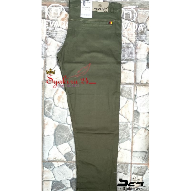 CELANA ARMY CHINO SLIMFIT PREMIUM