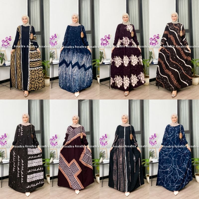 GAMIS RAYON  TERBARU DAN TERLARIS 2022  DRESS DAILY POLOS BUSUI GAMIS BATIK DASTER LOWO JUMBO  ASLI PEKALONGAN
