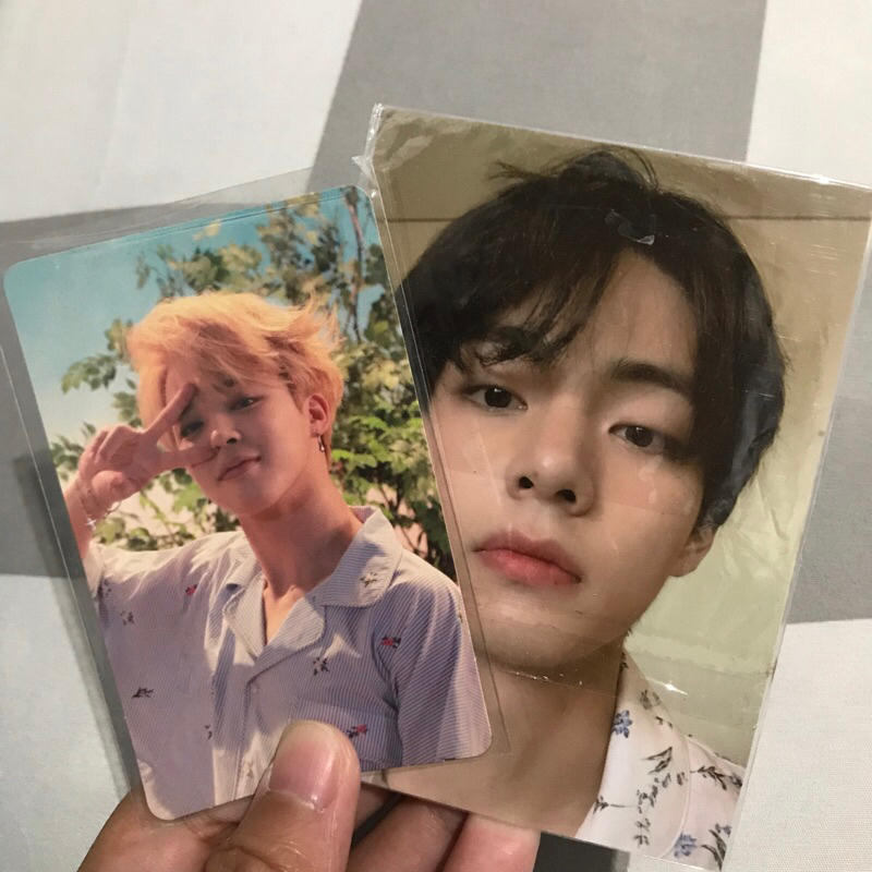 [BOOKED] Photocard Jimin her O & Pajamas BE Taehyung (BUNDLE)