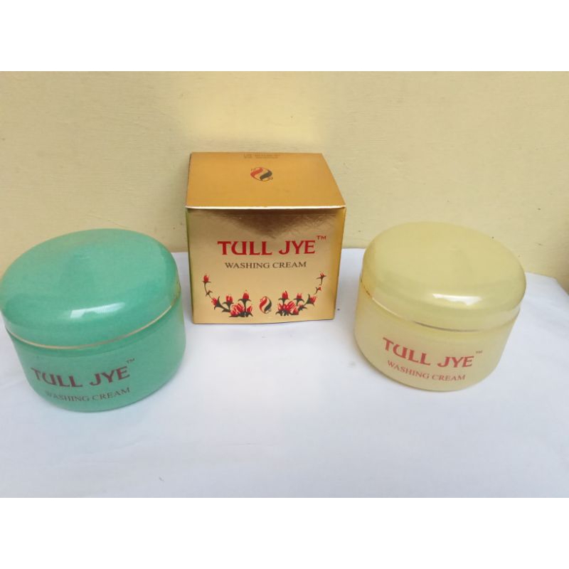 TULL JYE WASHING CREAM HIJAU 100GR /SABUN CUCI MUKA TULL JYE HIJAU KUNING