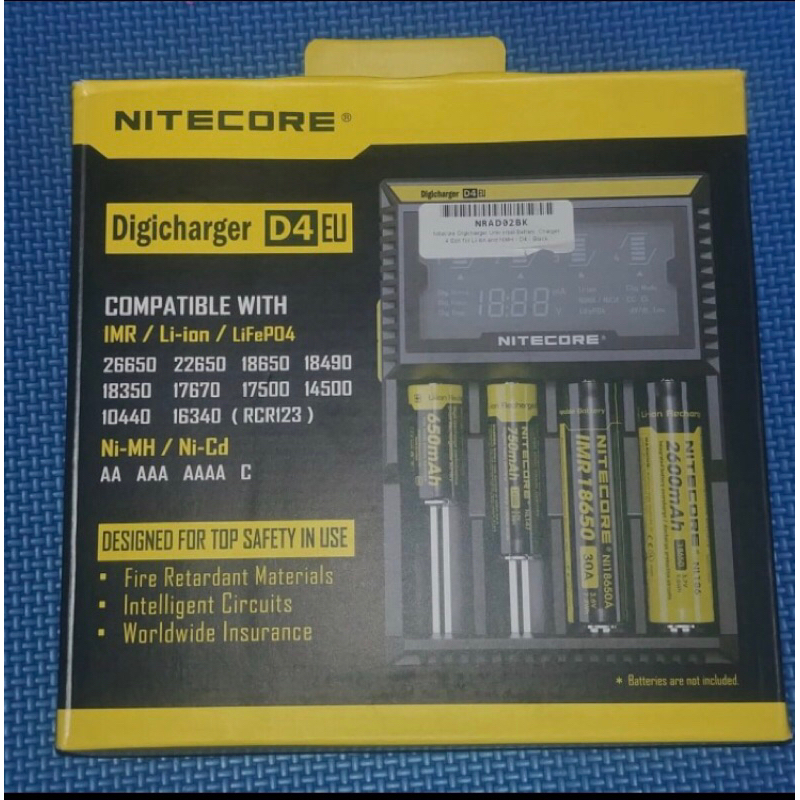 NITECORE D4 fast charging 4 slot