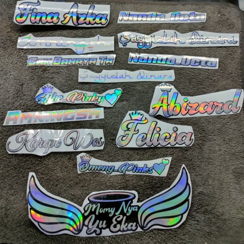 

stiker hologram