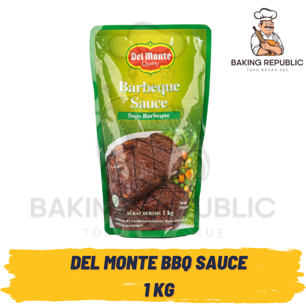 

DEL MONTE BBQ SAUCE | 1 KG | BARBEQU SAUS | SAUS BBQ