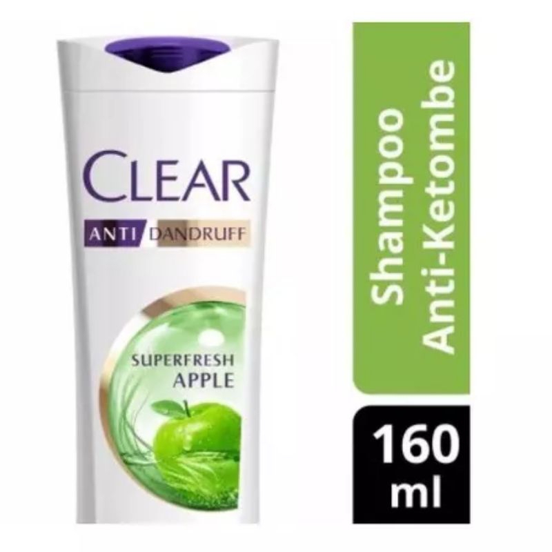 clear shampo anti dandruf superfreshapple 160ml