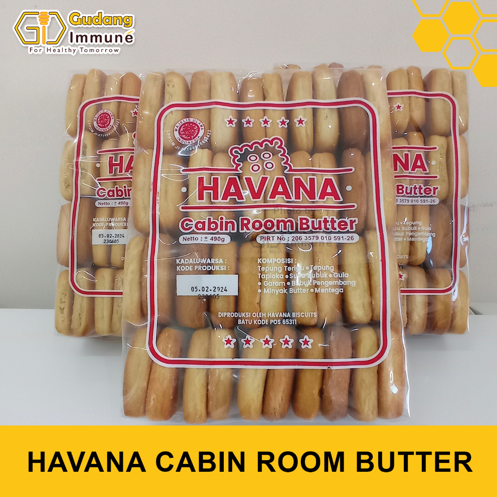 Kue Havana Cabin Susu Kue Gabin Havana Roti Kue Kering Room Butter 490gram