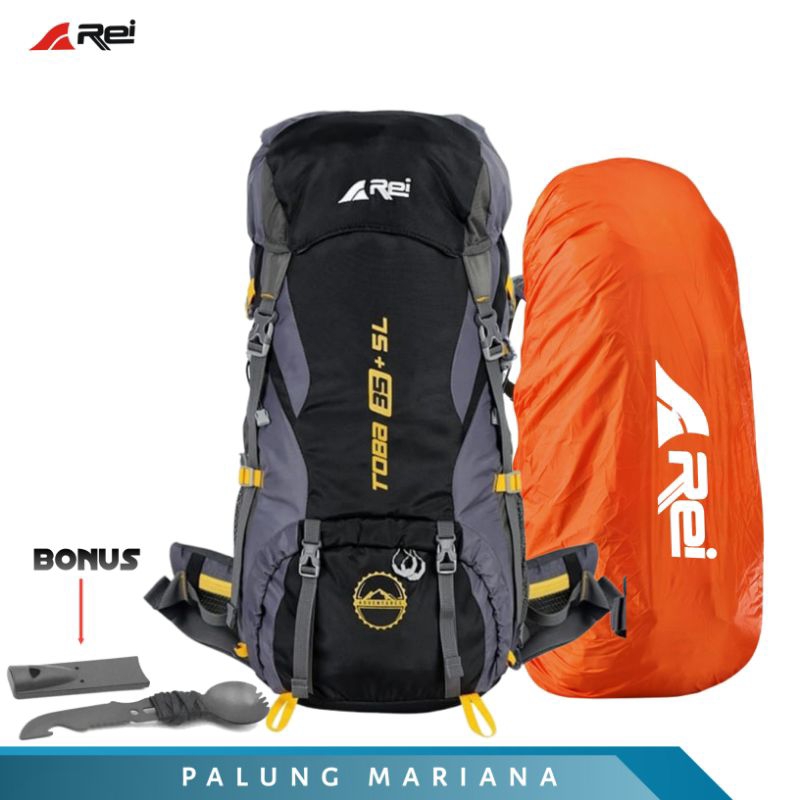 arrier arei toba 35+5L / tas gunung arei / tas ransel