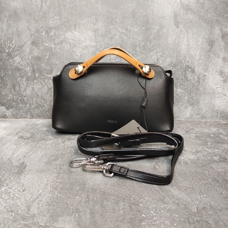 Pedro Shearling Bowling Bag