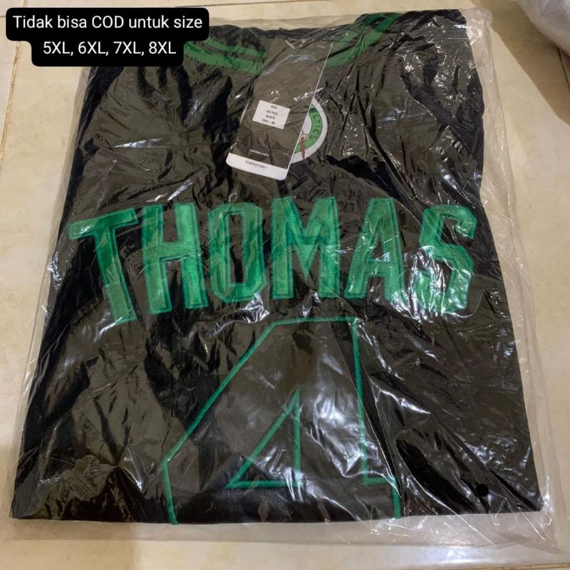 JERSEY BASKET NBA BIG SIZE 5XL 6XL BOSTON CELTICS THOMAS GRADE ORIGINAL