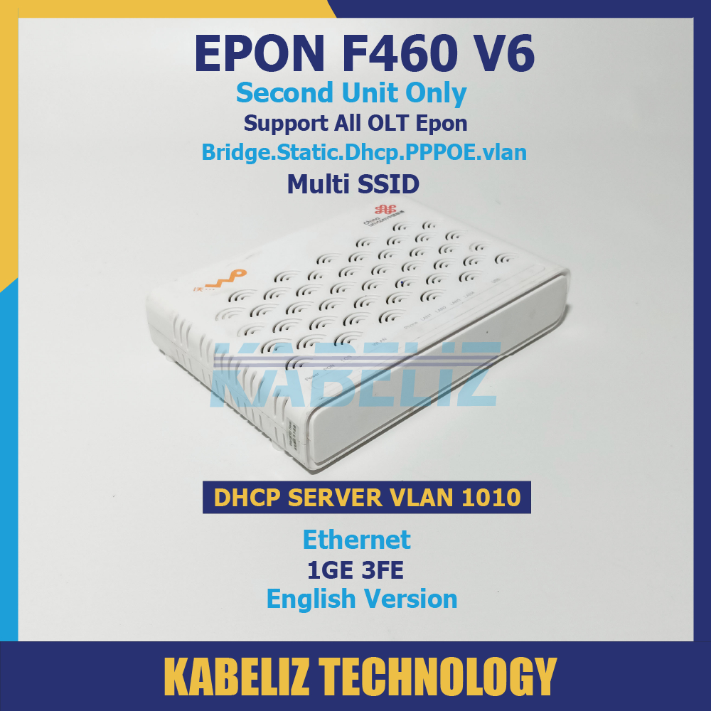 MODEM ZTE EPON F460 V6 ONU EPON ONT WIFI ROUTER ZTE SECOND MURAH SUPPORT BRIDGE SUPPORT SEMUA OLT EPON