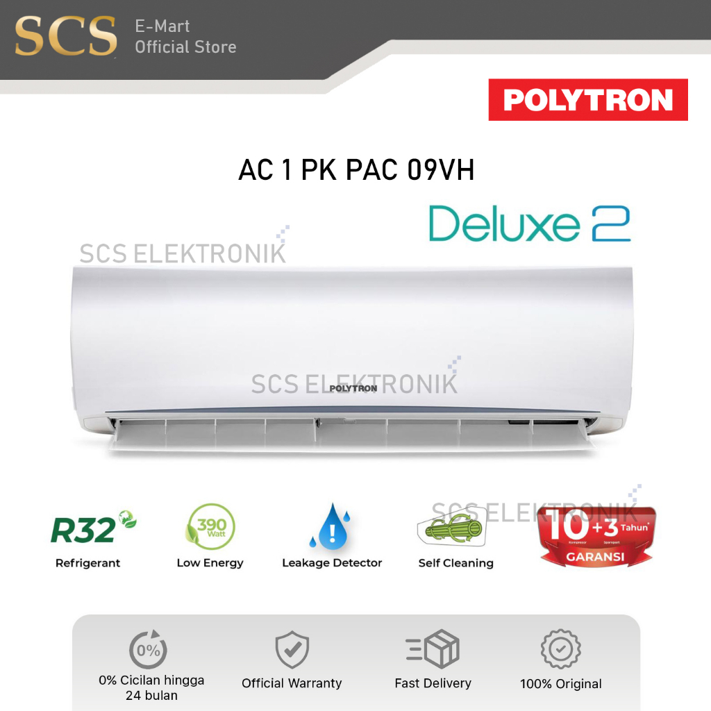 AC POLYTRON PAC 09VH 1 PK Standard PAC09VH PAC-09VH DELUXE