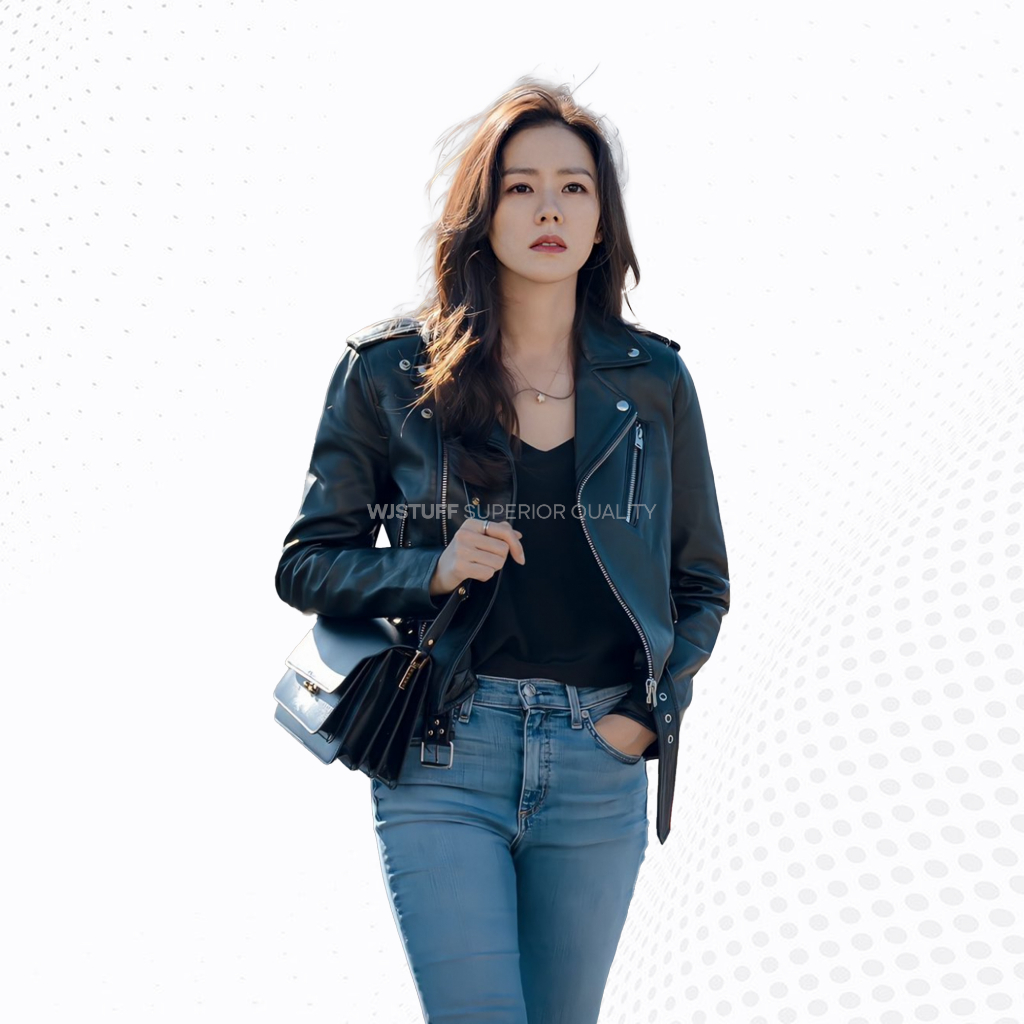 WJ Stuff - Jaket Kulit Sync Wanita Ramones Ye Jin