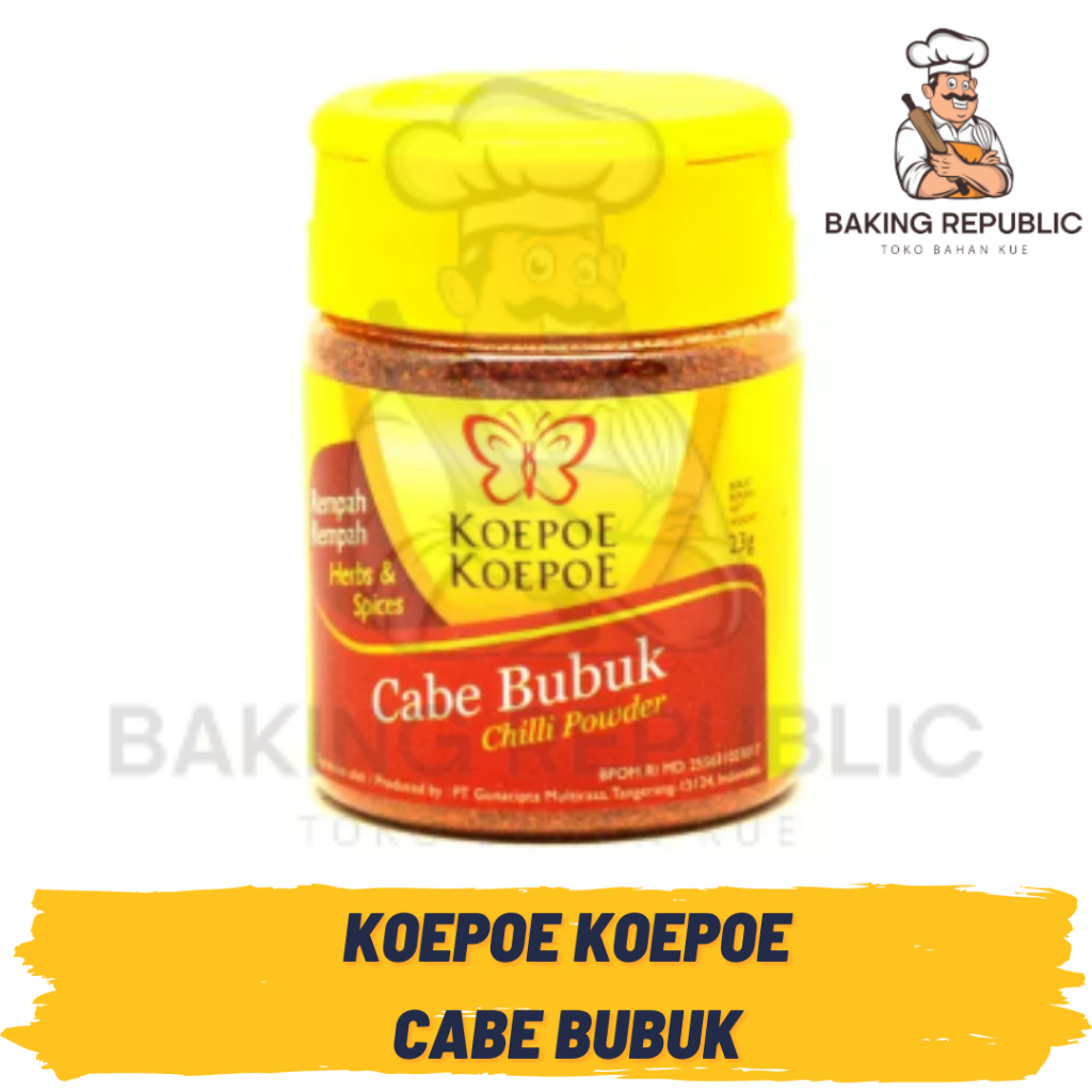 

KOEPOE KOEPOE CABE BUBUK | 23 GRAM | CHILLI POWDER