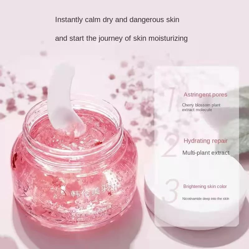 REAL INSTANT TERCEPAT GRATIS ONGKIR COD MEDAN TERMURAH CHERRY BLOSSOM REPLENISHMENT SLEEP MASK _SLEEPING MASK BEAUTY