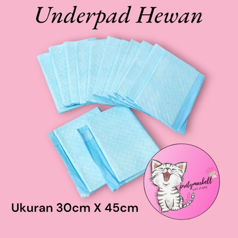 Underpad One Pet Perbiji Alas Popok Kandang Hewan Kucing Murah