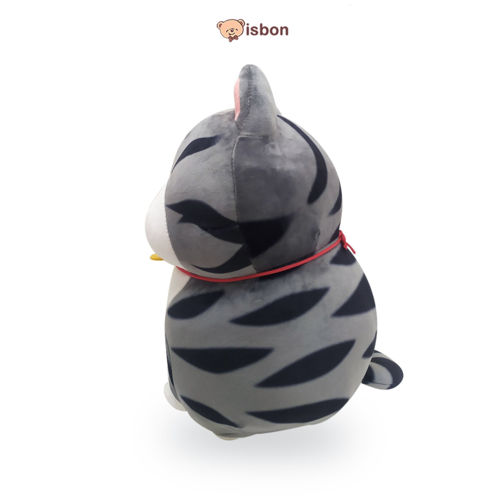 ISTANA BONEKA Kucing Sit Cat Grey Lucu Empuk Mainan Anak Cocok Untuk Hadiah Ulang Tahun