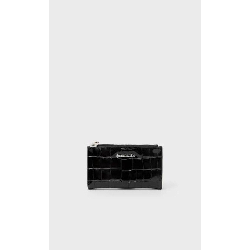 (PRELOVED) dompet stradivarius croco | wallet stradivarius
