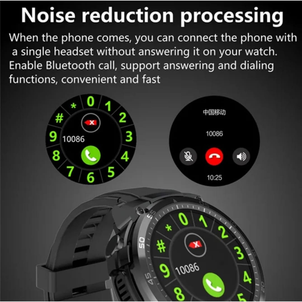 Smart Watch 2 In 1 TWS Wireless Earphones Stereo Music Earbuds M68 TFT