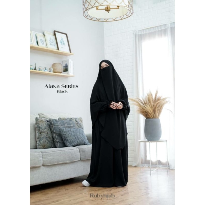 Alana Series | Gamis Crinkle Premium | Gamis Adem By Ruby Hijab