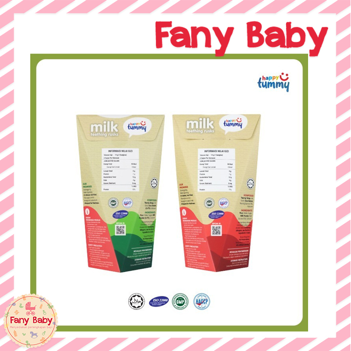HAPPY TUMMY TEETHING RUSKS 65GR