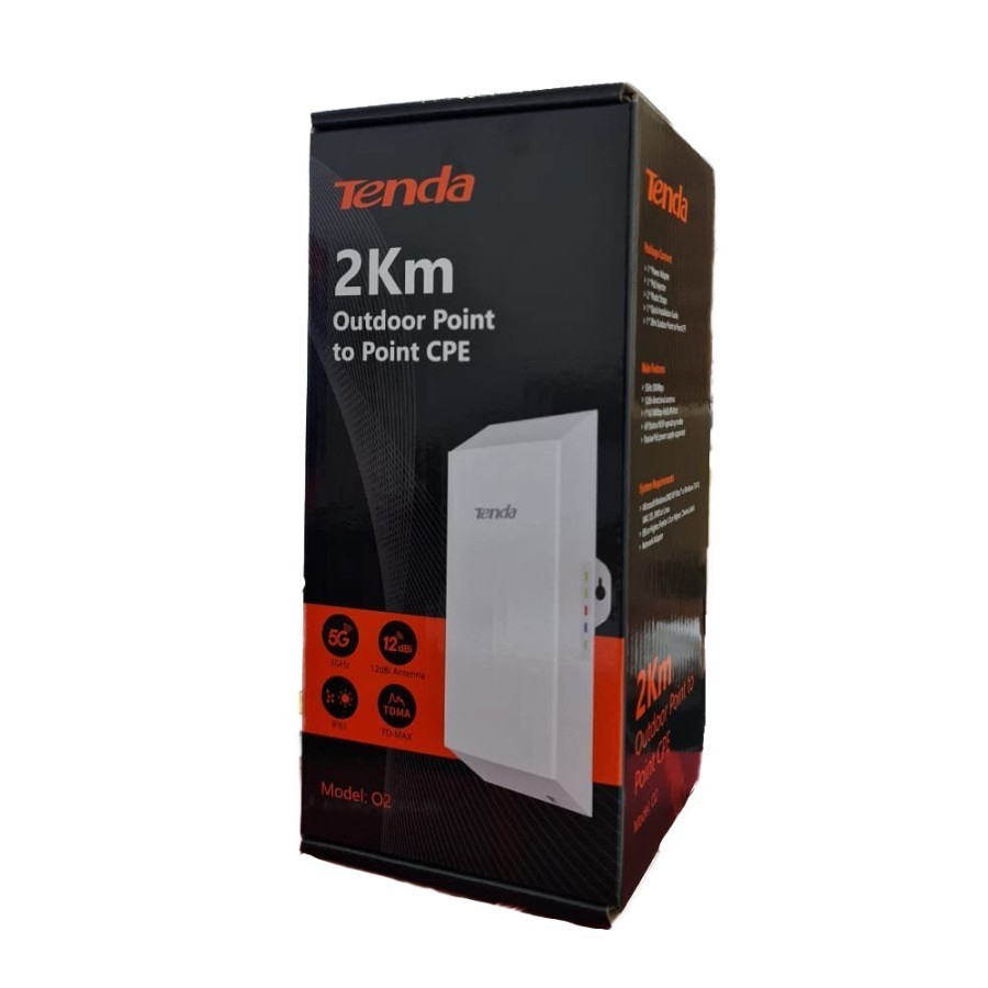 Tenda O2 CPE Point-to-Point 2 Km with 5 Ghz Outdoor