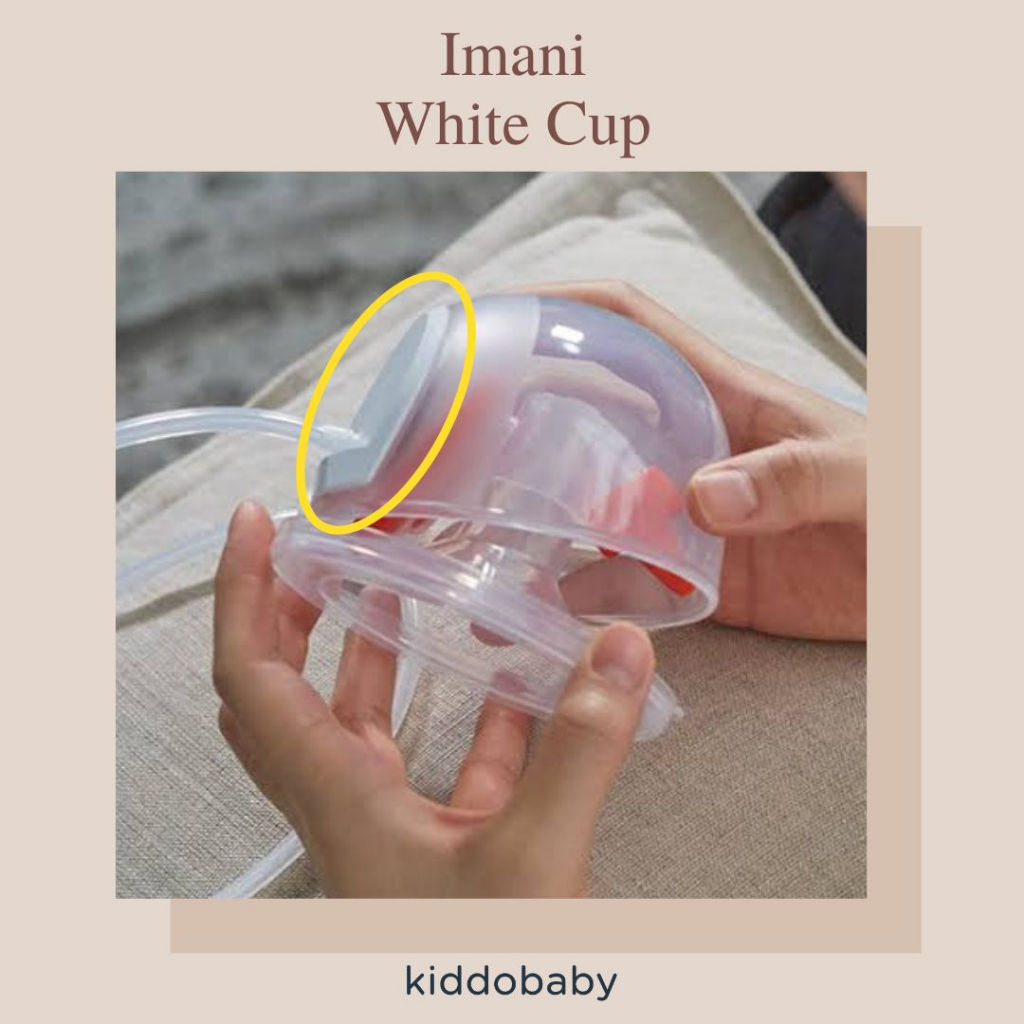 Imani White Cap | Penutup Cup Pompa Asi