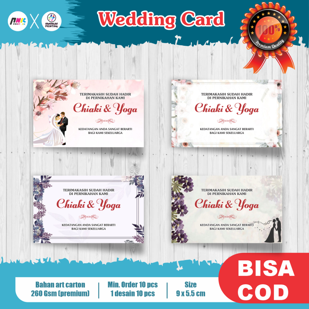 Kartu Ucapan Happy Wedding | Kartu Ucapan Pernikahan | Greeting Card Happy Wedding | Greeting Card P