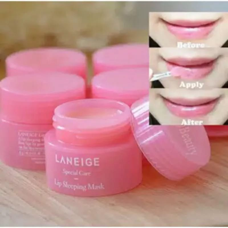 LANEIGE LIP SLEEPING MASK BEERY 3GR MINI TRAVEL SIZE SPECIAL CARE CREAM