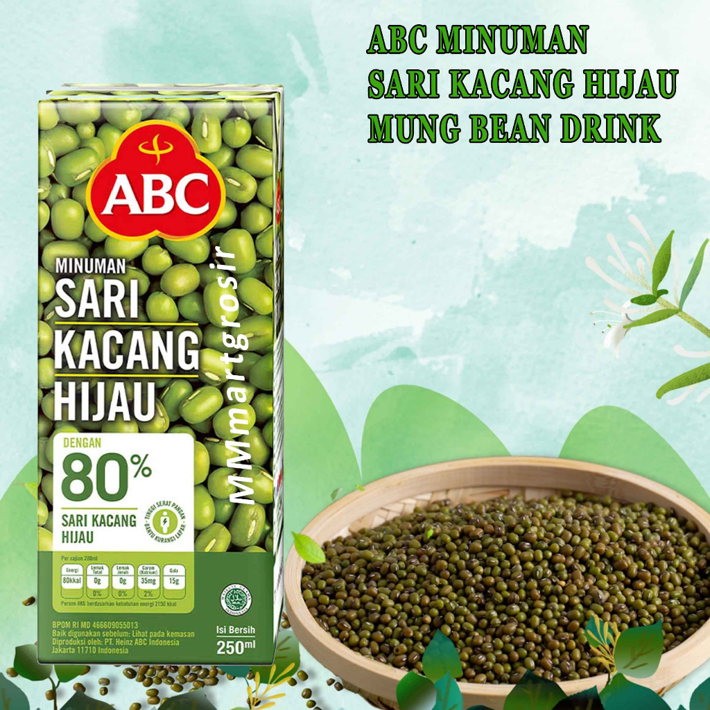 ABC Sari Kacang Hijau / Minuman kacang Hijau / Mung Bean Drink