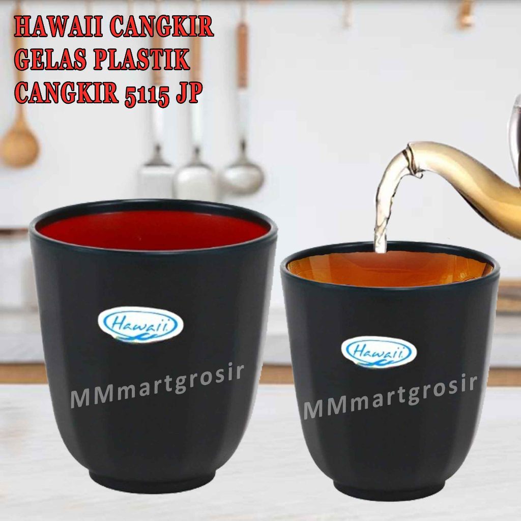 Hawaii Cangkir / Gelas Plastik / Gelas Minuman / Uk.8cm