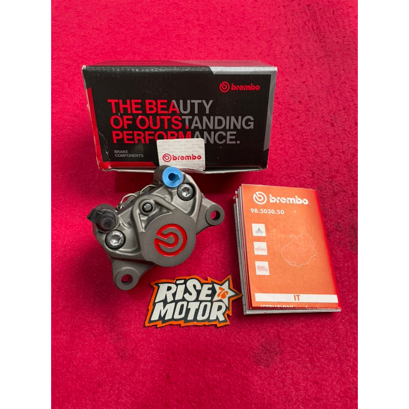 KALIPER BREMBO 2 PISTON GREY